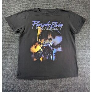 The Prince Estate T Shirt Mens L Black Purple Rain Prince & the Revolution's Pop
